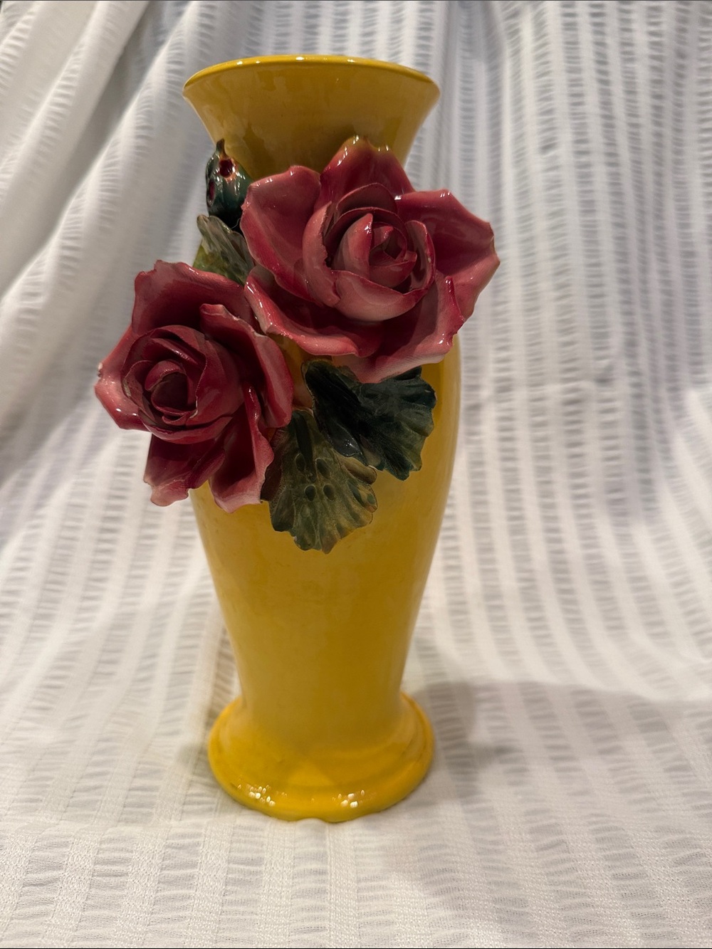 Vintage Italian hand painted Vase number 312 of 732